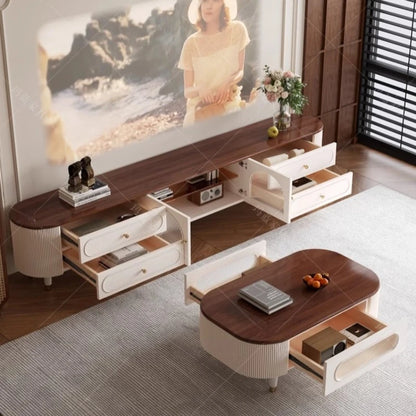 Vertical Vintage Tv Table Wood Heavy Luxury Design Tv Stand Living Room High End Muebles Para El Hogar House Accessories