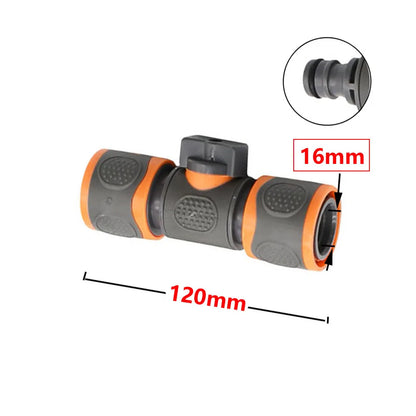 1/4" 1/2" 3/4" 1" Irrigation Garden Hose Connector Garden Tap 16mm Nipples Coupler Drip Irrigation System Waterstop Fittings