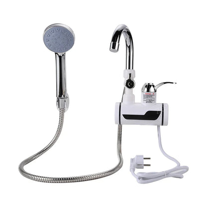 3000W Electric Kitchen Water Heater Tap Instant Hot Water Faucet Heater Cold Heating Faucet Tankless Instantaneous Water Heater