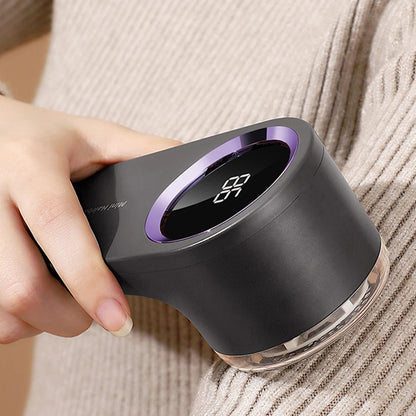 Electric Lint Remover Electric Pellet Fluff Remover Digital Display Debobbler Clothes Shaver Multifunction for Clothes Sweater