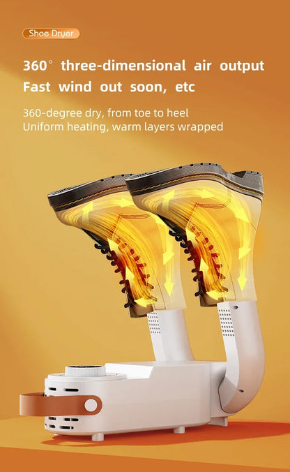 Q1 Intelligent Timer Shoe Dryer Adjustable Dryer Quick Drying Deodorizing Sterilizing Shoe Dryer Household Shoe Warmer Heater