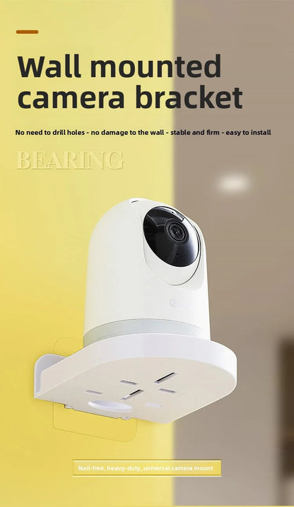 Punch-Free Security Surveillance Camera Stand New Traceless Wall-Mounted Bracket Home Self-Adhesive Drill-free Fixer 1pcs