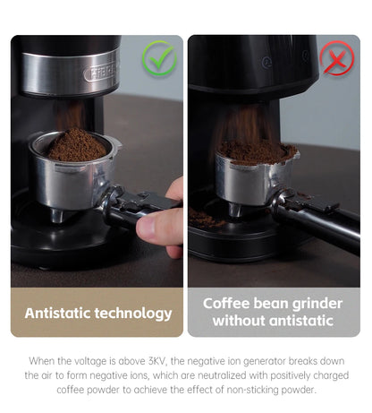 HiBREW Coffee Mill Automatic Electric Coffee Grinder with 31 Gears for Espresso American Coffee Pour Over Visual Bean Storage G3