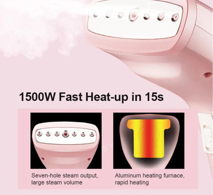 KONKA Handheld Garment Steamer 1500w Vertical Steam iron For Clothes Portable Home&Travel 15s Fast-Heat Home Appliance