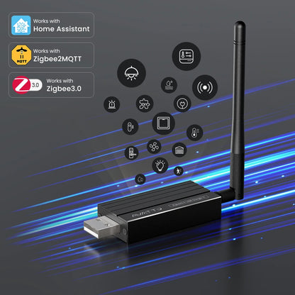 AVATTO Zigbee 3.0 USB Dongle Plus Universal Zigbee Wireless Gateway Hub Support Home Assistant Zigbee2MQTT，Raspbian Ubuntu Macos