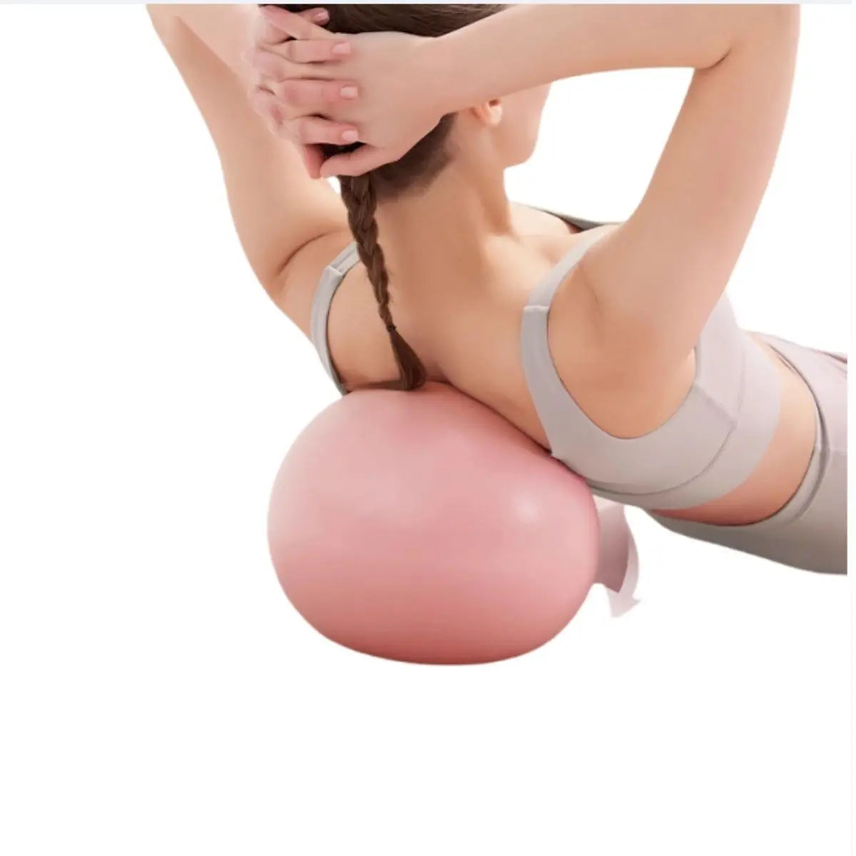 Pilates Ball 9.84-inch Compact Exercise Ball Yoga Bar Core Training Stability Ball (Includes Ball Only; Pump Not Included)
