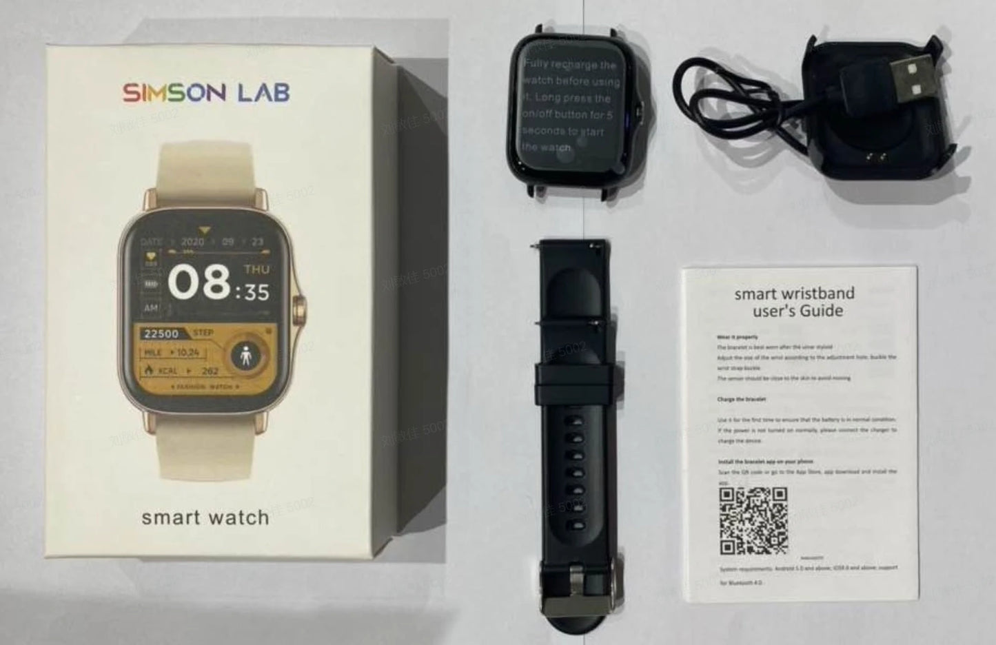 2026 Smartwatch Android Phone 1.44''Inch HD Screen Bluetooth Call Blood Oxygen/Pressure Monitoring Smart Watch Women Men Gift