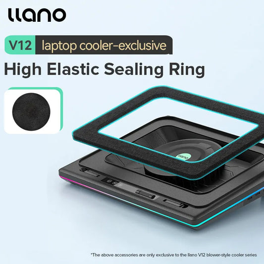 Llano For V12 V10 Turbo-Fan RGB Laptop Cooler Dust Filter Memory Pad 12V/3A 36W DC Power Adapter Power Supply Accessory