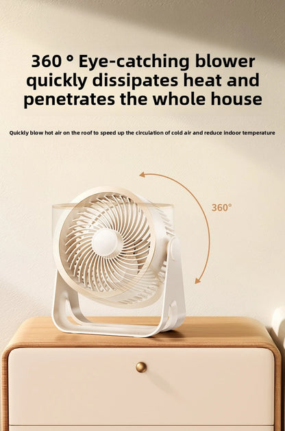  Portable Electric Fan 3600mAh Wireless Air Circulator Fan Cordless Desktop Wall Ceiling Air Cooling Cooler Quiet Ventilator
