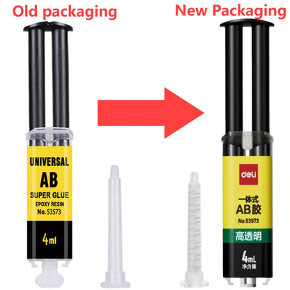4/25ml Epoxy Resin AB Glue Waterproof Instant Fast Adhesive Repair Strong Super Liquid Glue For Wood Plastic Metal Glue Welding