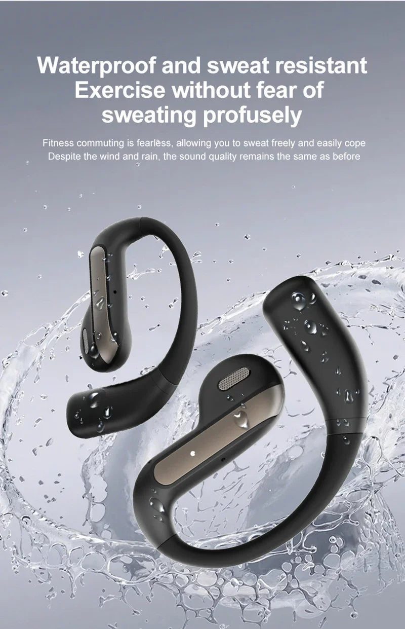 Smart AI Translation Headset True Wireless Sports Long-lasting Bluetooth Headset Stereo Sound Semi-in-ear Air Conduction Headset
