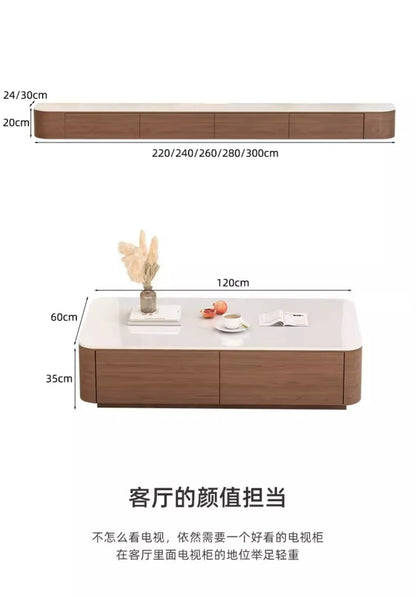 Italian Modern Tv Cabinet Durable Wall Mounted Premium Beauty Tv Cabinet Classic Space saving Meubles De Maison Furniture Home