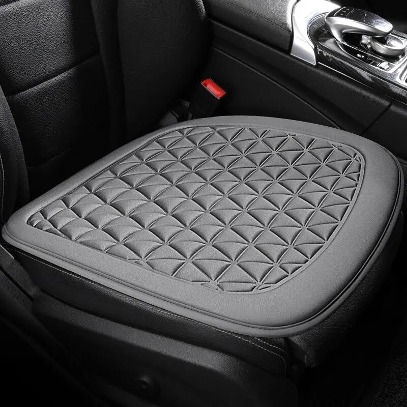 3D Suspended  Car Seat Cushion with Embossed Pattern,Separate Bottom Seat Cushion and Back Cushion Fit for Most Cars