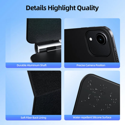 GOOJODOQ Magic Keyboard Case for iPad Pro 11 M4 iPad Air 4/5/6 Smart Pogo Pin Bluetooth 5.2 Multi-Touch Trackpad Keyboard