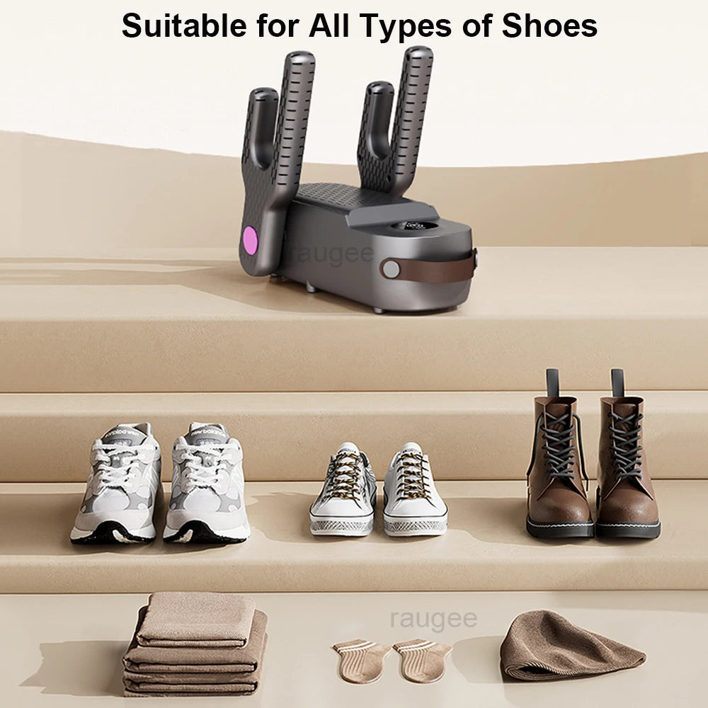 Shoe Dryer Smart Footwear Dryer Fast Drying Deodorizing Sterilizing Household Shoe Warmer with Heater Foldable Dry Sterilizer