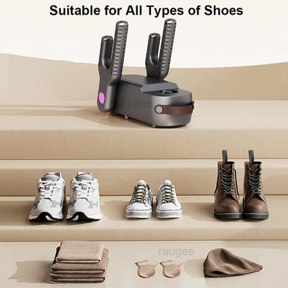 Shoe Dryer Smart Footwear Dryer Fast Drying Deodorizing Sterilizing Household Shoe Warmer with Heater Foldable Dry Sterilizer
