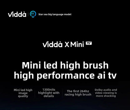 lJQ 75 inch TV large screen 4K TV high performance high image quality