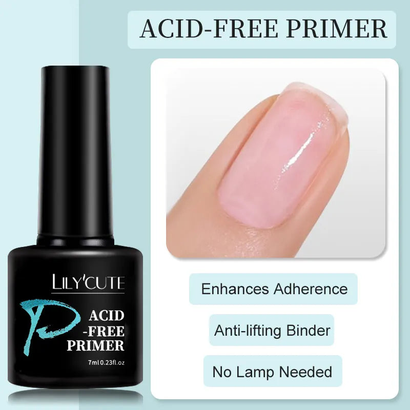 LILYCUTE Nude Crystal Rubber Base Gel Nail Polish Natural Color Semi Permanent UV Gel Soak Off Self Leveling Nail Gel Varnishes