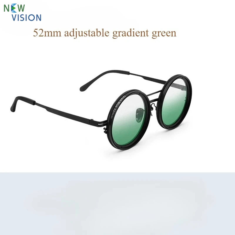 ND9 adjustable dimming sunglasses men women handmade innovative outdoor fishing UV400 polarized sun glasses support myopia lens