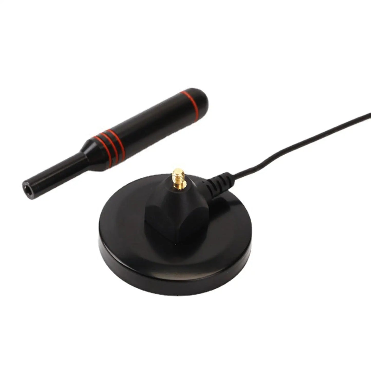 HDTV Antenna Amplified Portable 360 Degree Reception Frequency Reception Car USB with Base Accessories for Dvb-t Isdb Atsc