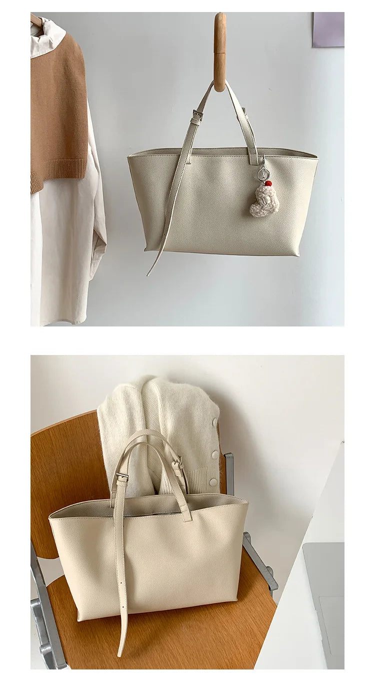 Casual Soft Tote Women Bag PU Leather Shoulder Bags for Women 2026 NEW High Quality Handbags and Purses Large Shopper Purses