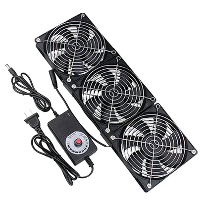 220V Multifunctional Exhaust Fan with Remote Control for Chassis Workstation Service Station Cooling Ventilation Fan