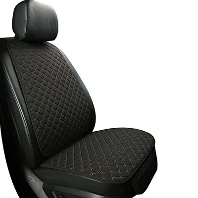 Universal Car Seat Cover Protector Linen Front Rear Back Flax Summer Cushion Pad Mat Sedan Suv Pick-up Car Interior Accessories