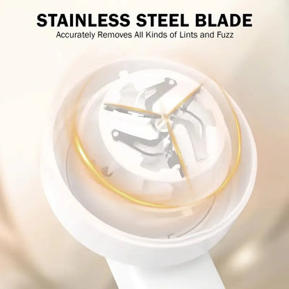Rechargeable electric hair remover and portable shaver, suitable for clothing, furniture, and carpets.