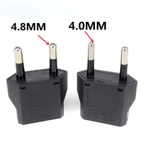 Portable EU KR Plug Converter Power Sockets AC Outlet Euro KR Plug Travel Adapter US to EU Plug Adapter Universal Travel Adapter