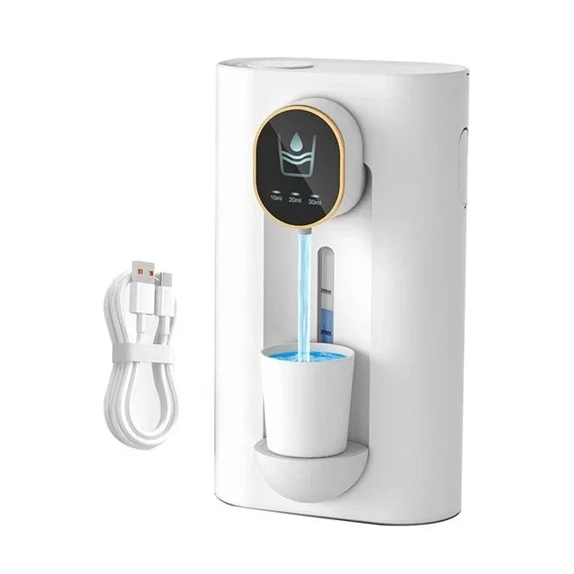 New Mouthwash Dispenser Fast Induction Mouth Rinser with Magnetic Cups Care Liquid Container Mouthwash Machine