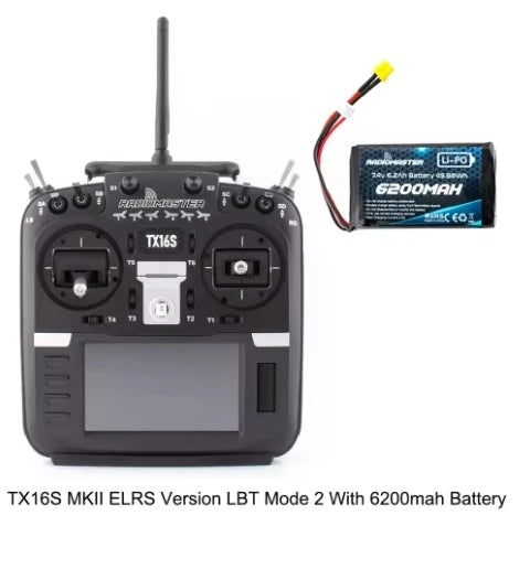 RadioMaster TX16S MKII V4.0 16CH 2.4G Hall Gimbals ELRS 4in1 Transmitter Remote Control 2025