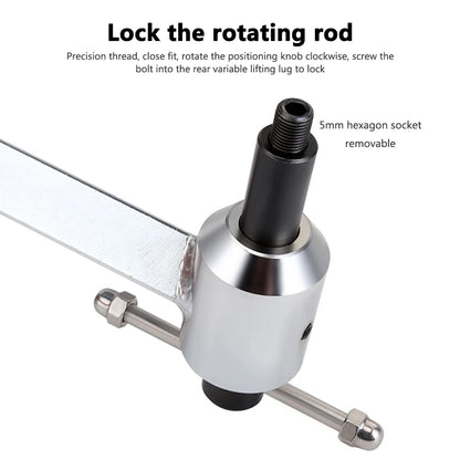 TOOPRE Bicycle Rear Derailleur Hanger Alignment Gauge Aluminium Alloy Straighten Tool for Mountain Road Bike 20-29'' Wheel