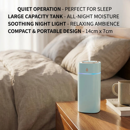 Three-Nozzle Water Drop Spray Humidifier Gentle Quick Space Moisturization for Home Office Decorative Air Moisturizer