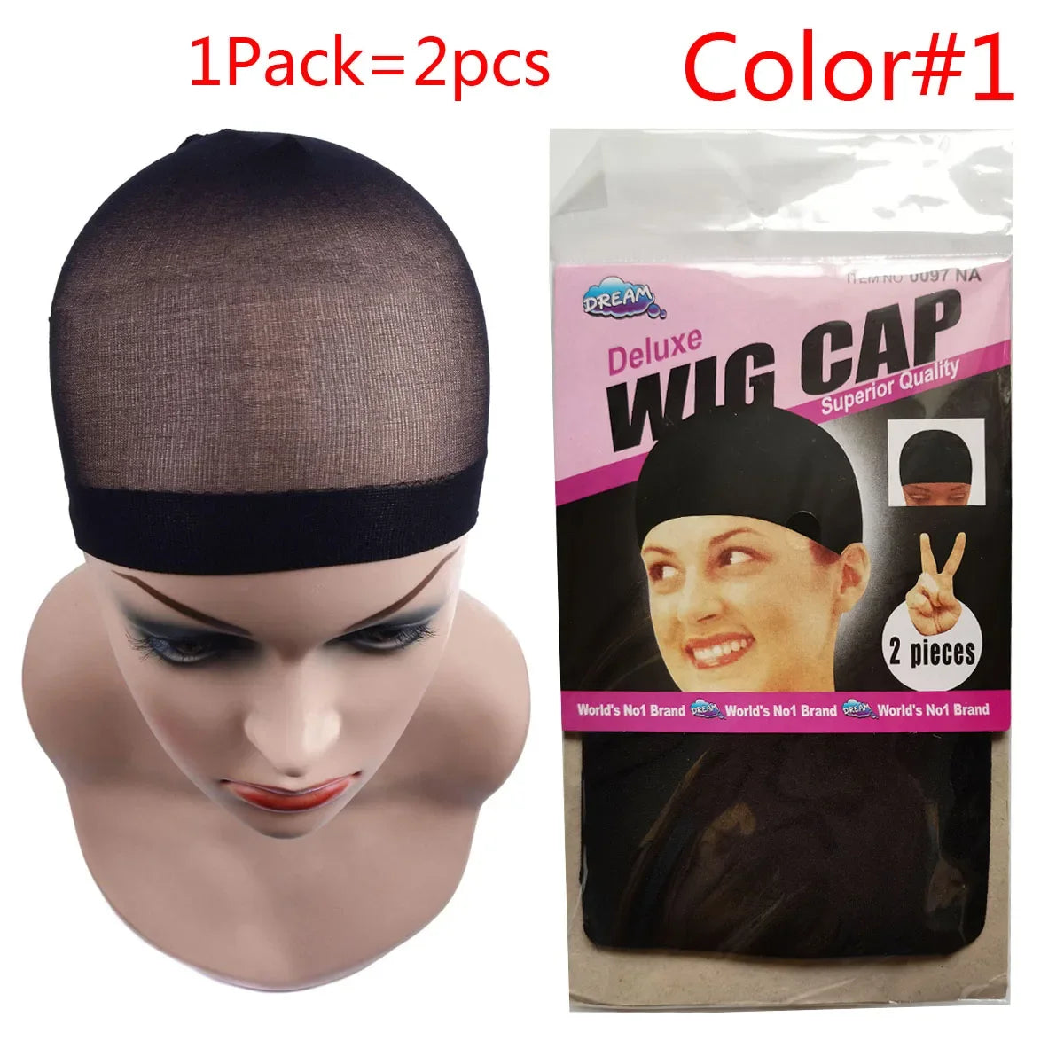 4PCS High Quality Wig Caps, Stocking Wig Caps for Halloween, Cosplay. Wig Cap for Women, Men, Kids, Stocking Caps for Wigs