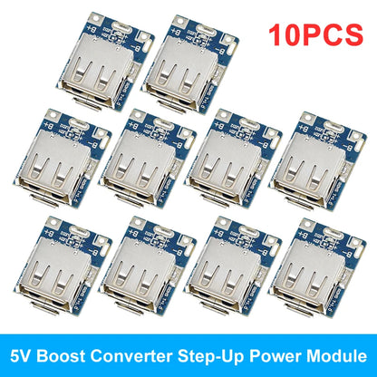 GREATZT 5V Boost Converter Step-Up Power Module Lithium Battery Charging Protection Board LED Display USB For DIY Charger 134N3P