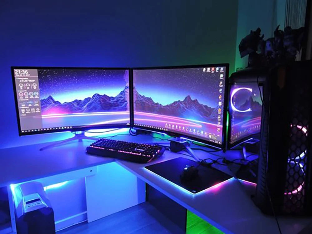 5V LED Strip Lights USB RGB 5050 LED Light Strip Music Sync App Control Luces Led Flexible Lamp for Room Decor TV Backlight