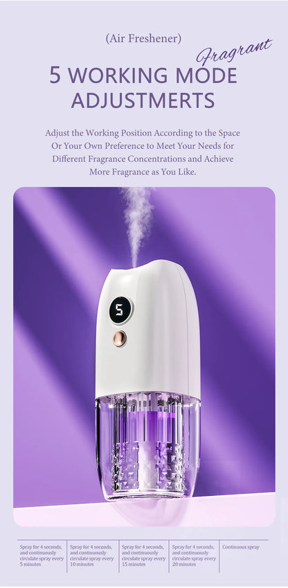 Multifunctional rechargeable portable essential oil diffuser Multiple aroma aromatherapy essential oils can be used in home cars