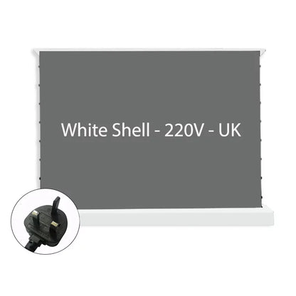 2025 New 120 inch ALR Rejecting Motorized Electric Tab Tension Floor Rising Projector Screen Square Shell  for UST Projector