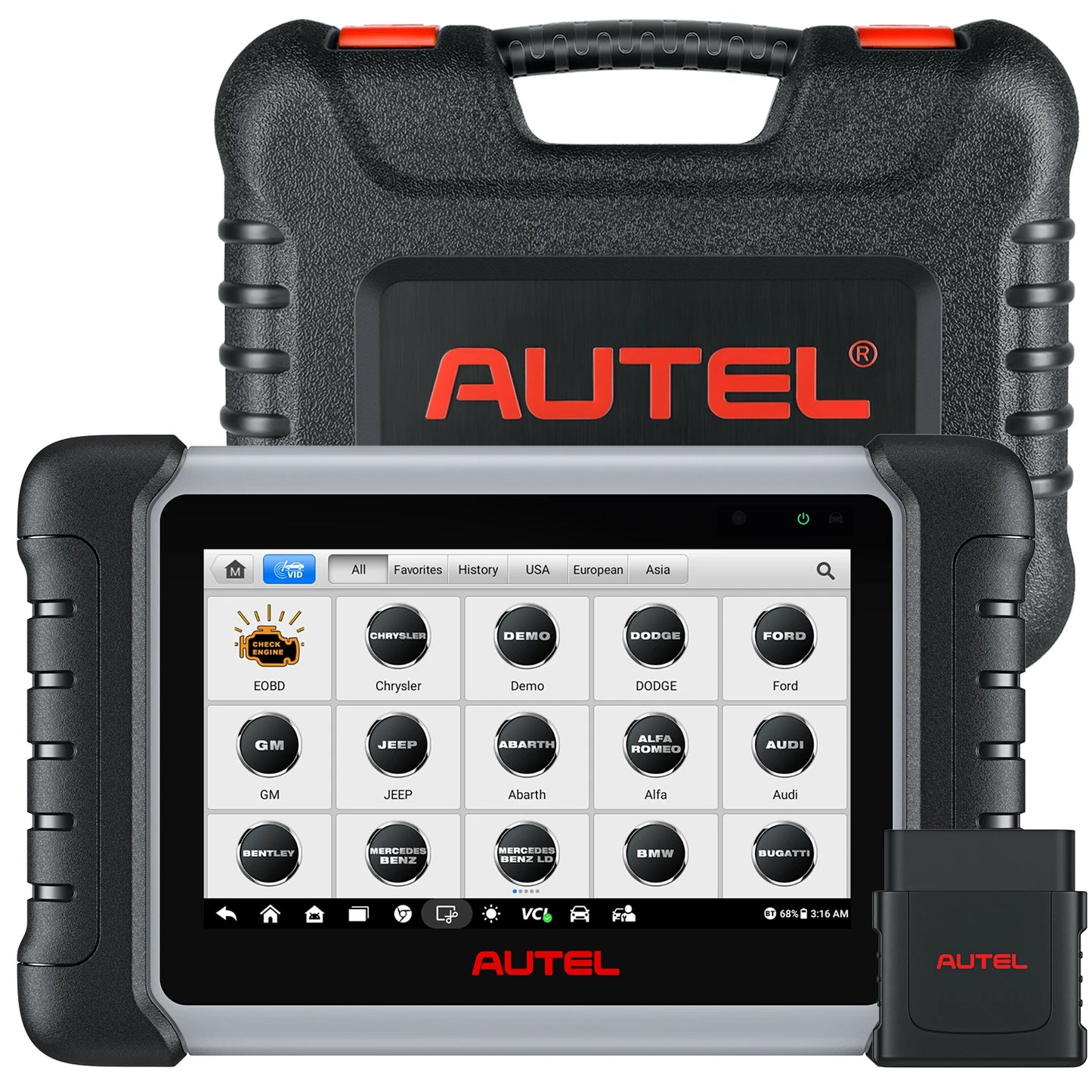 Autel MaxiCOM MK808BT PRO Car Automotivo Diagnostic Tools Bluetooth OBD2 Scanner Code Reader Diagnosis Tool PK MK808KBT MK808S