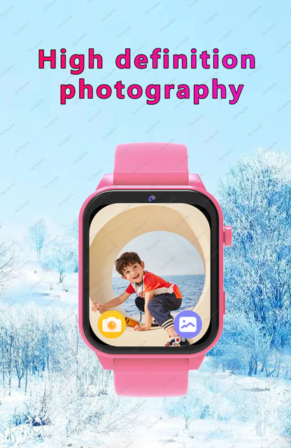 100+ Game SmartWatch Kid Child HD Screen Lighting Music Smart Watch Boy Girl Gift Children Smartwatch For IOS Android 2025 New