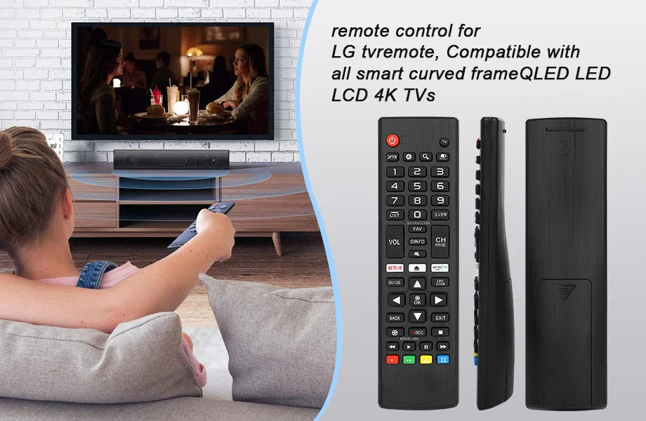 Universal 替换 Remote Control for All L-G Oled 3D Thinq Lcd, Led, Oled Smart Tvs for Akb 75095307   Akb 75375604   Akb 74915313