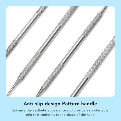 4pcs/Set Tartar Scraper Scaler Plaque Remover Teeth Cleaning Tool Dentist Dental Hygiene Kit Dental Calculus Remover Oral Care