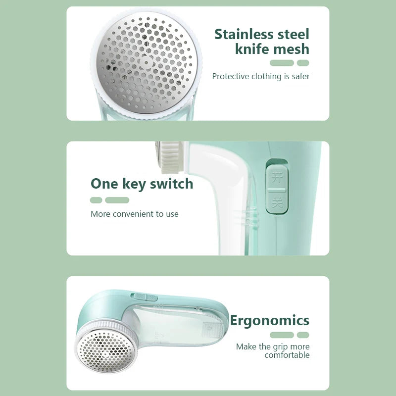 Household Clothes Electric Lint Remover Fabric Shaver Portable Clothes Fluff Pellet Remover For Clothing Fur Ball Trimmer USB