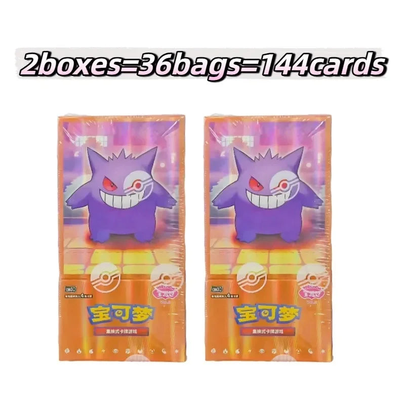100%Original Pokemon Gem Pack Vol1 2 3 4 5 Cards Anime Pokemon PTCG Trading Gem Bag Cards Collected Toy Social Birthday Gift