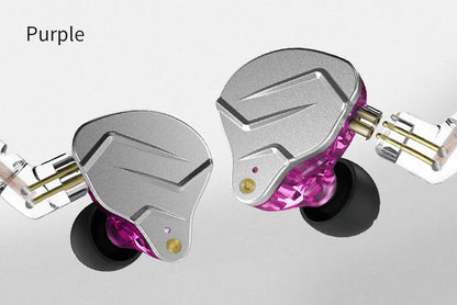 KZ ZSN PRO Earphones 1DD+1BA Hybrid Drive HIFI Bass Earbud Replaceable Cable