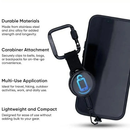 Retractable Anti-Theft Phone Holder Cellphone Lanyard Xyun Strap Smartphone Safety Tether Belt Clip Cellphone Lanyard for Travel