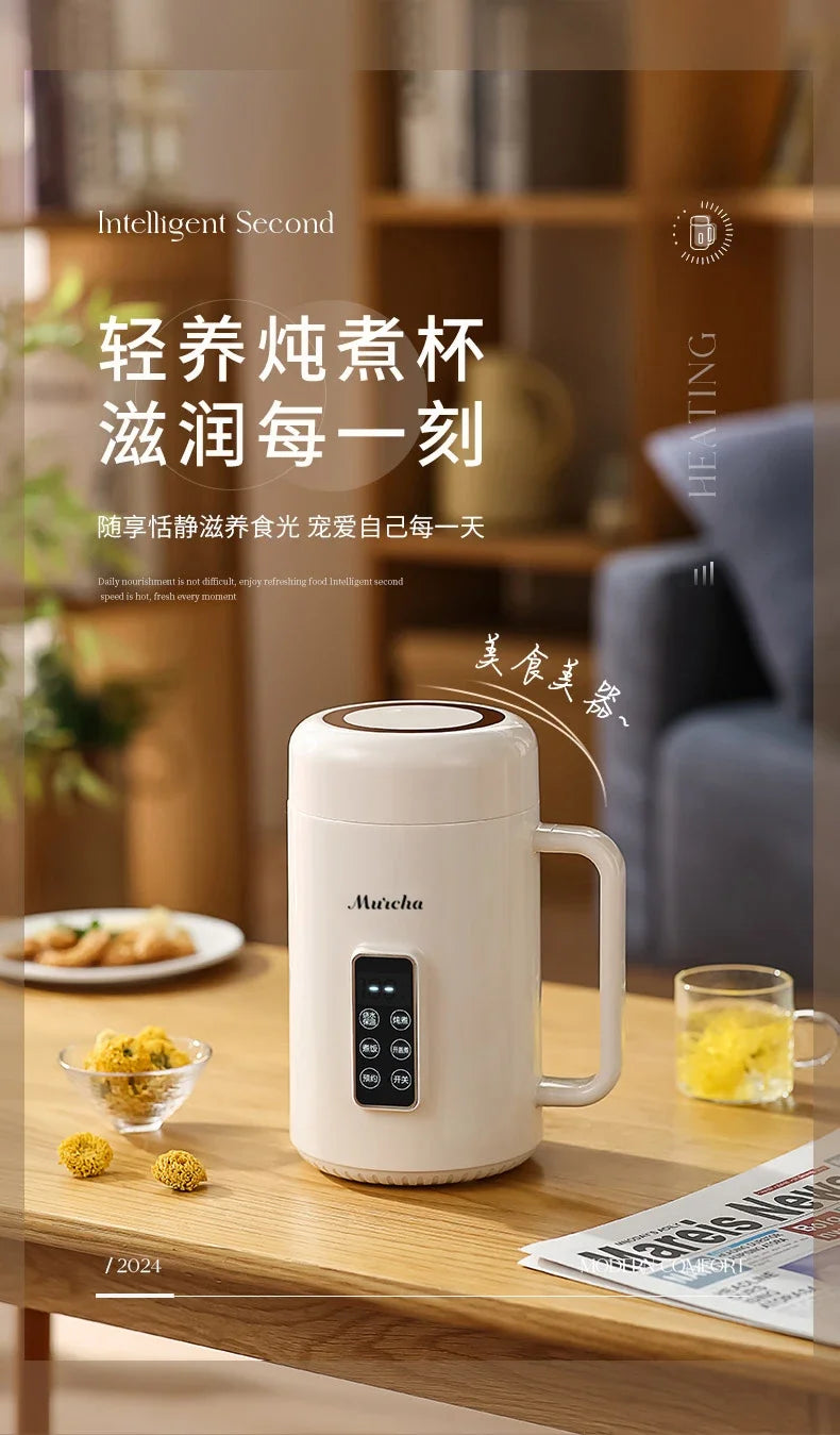 1pcs Automatic Portable Electric Cooking Pot Small Instant Noodle Pot Dormitory Multifunctional Integrated Pot
