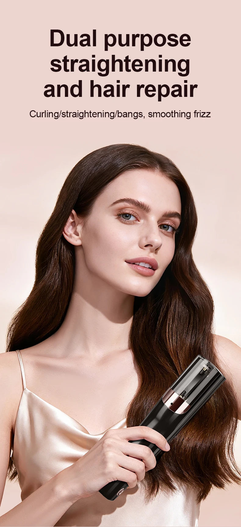 Electric hair clipper, dual-use for care and styling, portable dual function design, easy to handle split hair ends. Ideal beaut