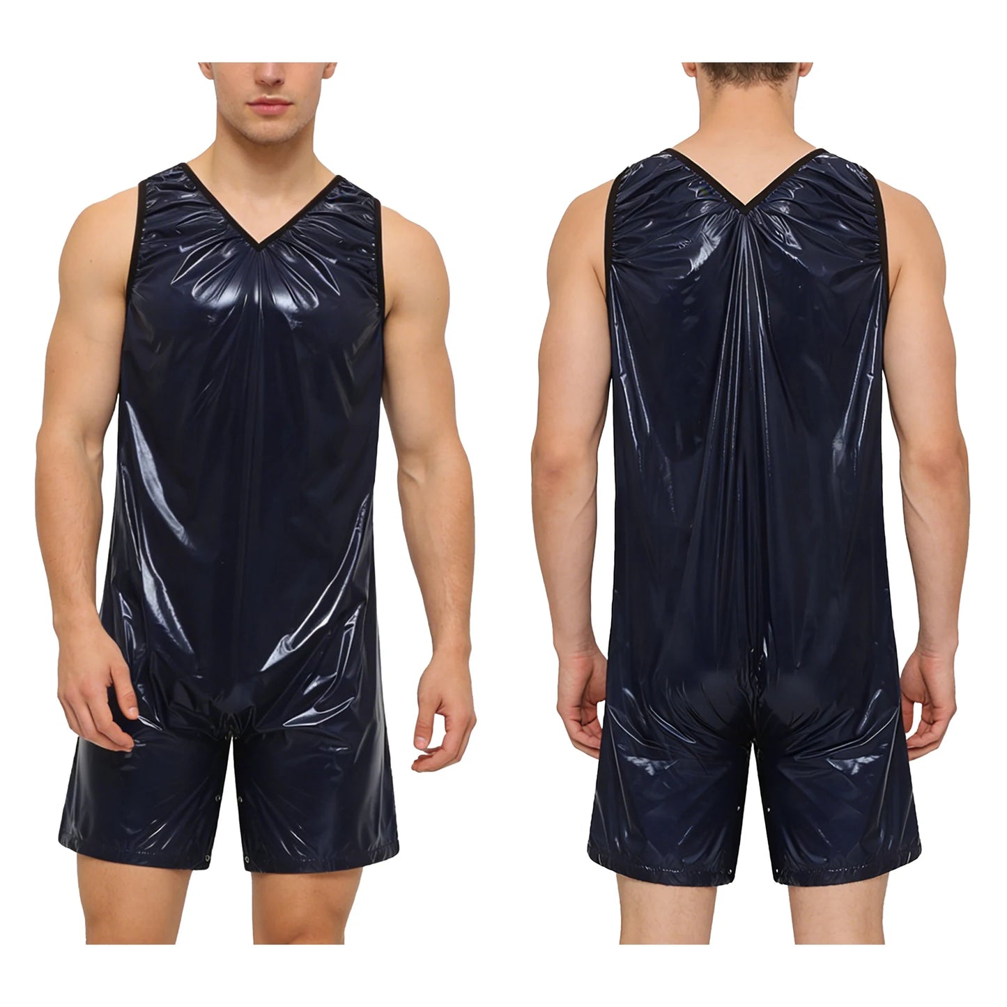 Men Women Waterproof Bodysuit Washable Leak-proof Diaper Cover Swimwear Clubwear Elderly Alzheimer Bedridden Adaptive Clothing