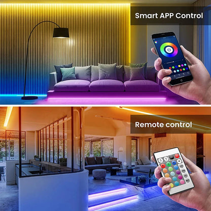 5V LED Strip Lights USB RGB 5050 LED Light Strip Music Sync App Control Luces Led Flexible Lamp for Room Decor TV Backlight